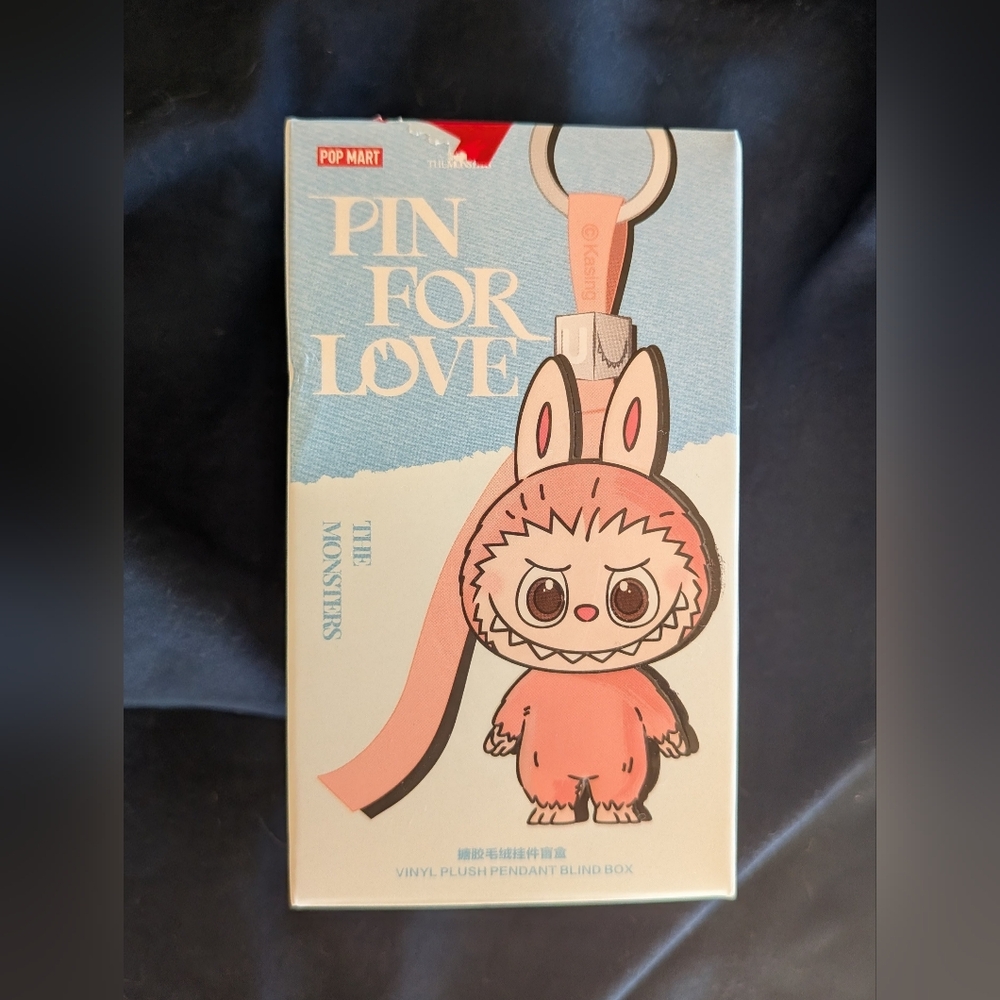 SEALED Pop Mart Labubu Pin For Love (N-Z) Vinyl Plush Pendant Blind Box